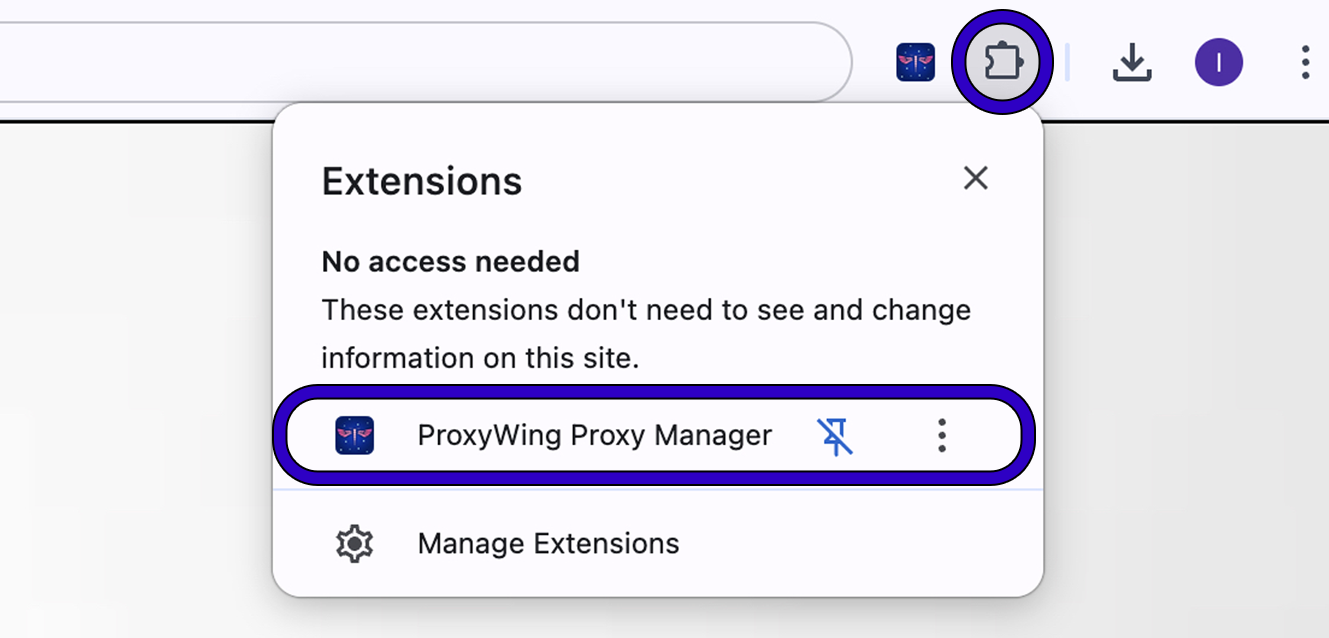 Extension icon in Chrome toolbar (№ 1)