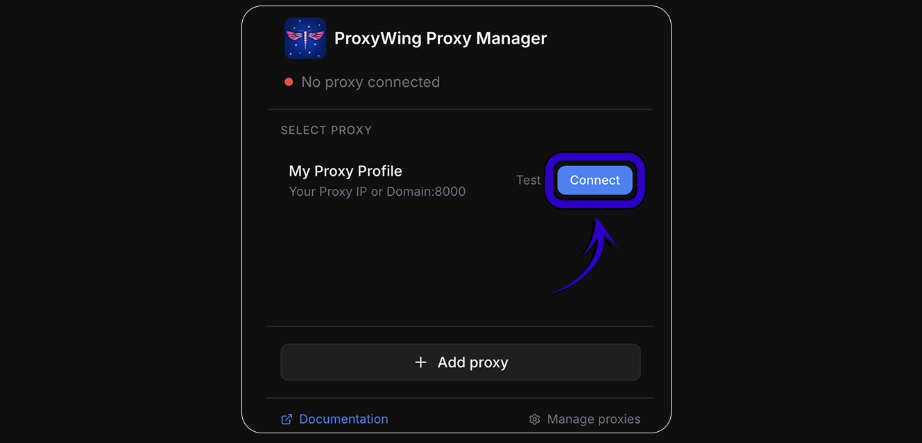Connected status (№ 4)