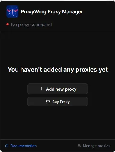 How to Use Firefox with ProxyWing Proxy Manager addon