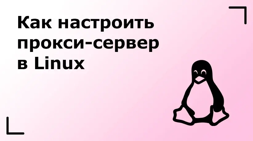 Как настроить прокси-сервер в Linux