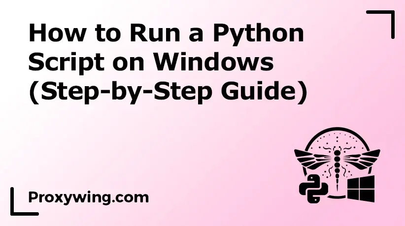 Python script on Windows